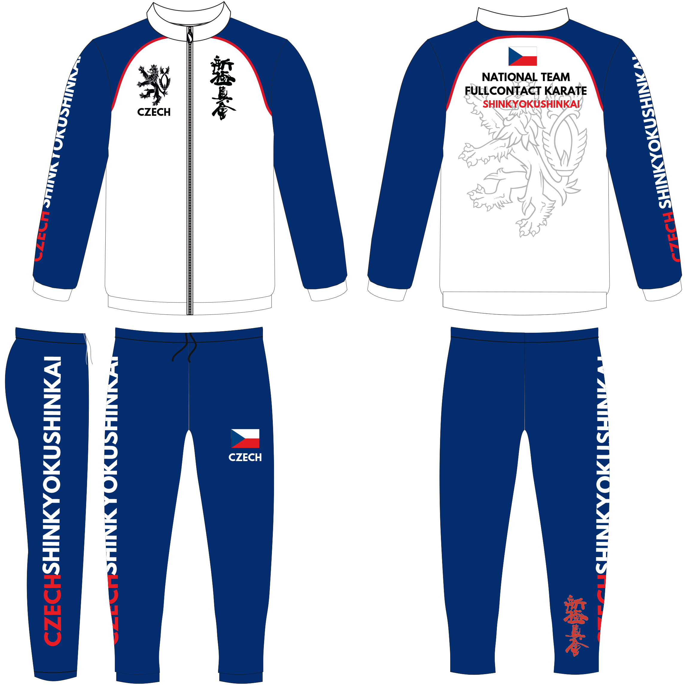 CZECH SHINKYOKUSHINKAI souprava - Kincl (1) Dresy Boháček